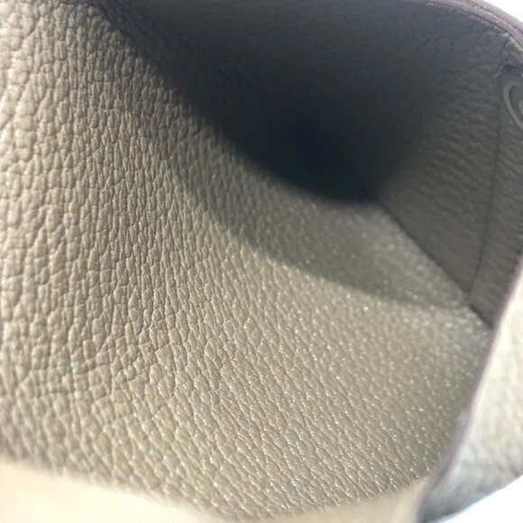 HERMES Bastia Coin Compartment Wallet coin purse Chevre Etoupe - Picture 11 of 16